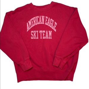 Red American Eagle Crew Neck